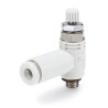 SMC Speed Exhaust Controller, Threaded R 1/8 in Inlet Male, Push-in 6 mm Outlet Female ASV310F