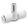 SMC AS300 Series Speed Controller Pneumatic Function Fitting Steel Material, Female Inlet R Thread, Female Outlet