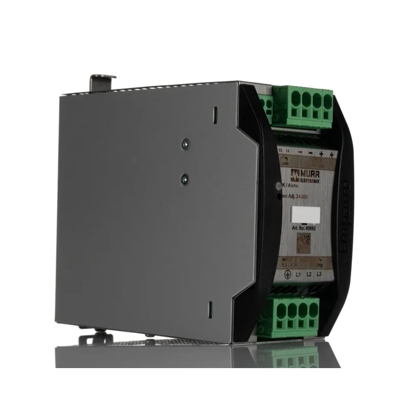 Murrelektronik Limited EMPARRO Switched Mode DIN Rail Power Supply 28V DC, 20A Output, 480W, AC/DC Input 324-572V AC 85692