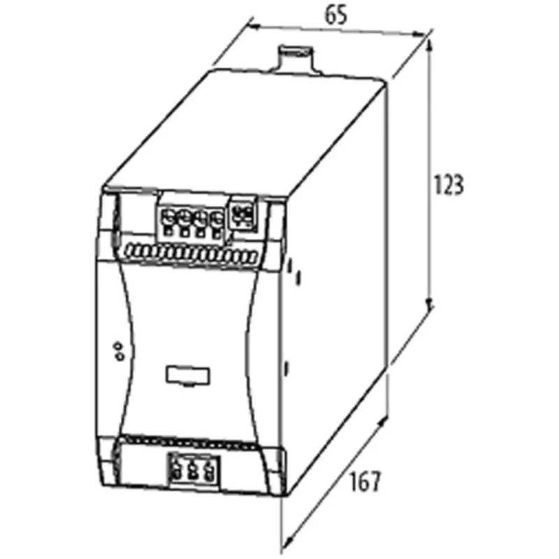Murrelektronik Limited EMPARRO Switched Mode DIN Rail Power Supply 28V DC, 20A Output, 480W, AC/DC Input 324-572V AC 85692