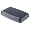 Hammond 1553 Series Black ABS Handheld Enclosure with Integral Battery Compartment IP54 117.2 mm x 79 mm x 24 mm 1553BBKBAT