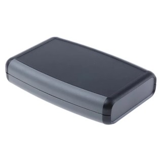 Hammond 1553 Series Black ABS Handheld Enclosure with Integral Battery Compartment IP54 117.2 mm x 79 mm x 24 mm 1553BBKBAT