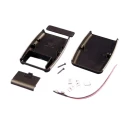Hammond 1553 Series Black ABS Handheld Enclosure with Integral Battery Compartment IP54 117.2 mm x 79 mm x 24 mm 1553BBKBAT