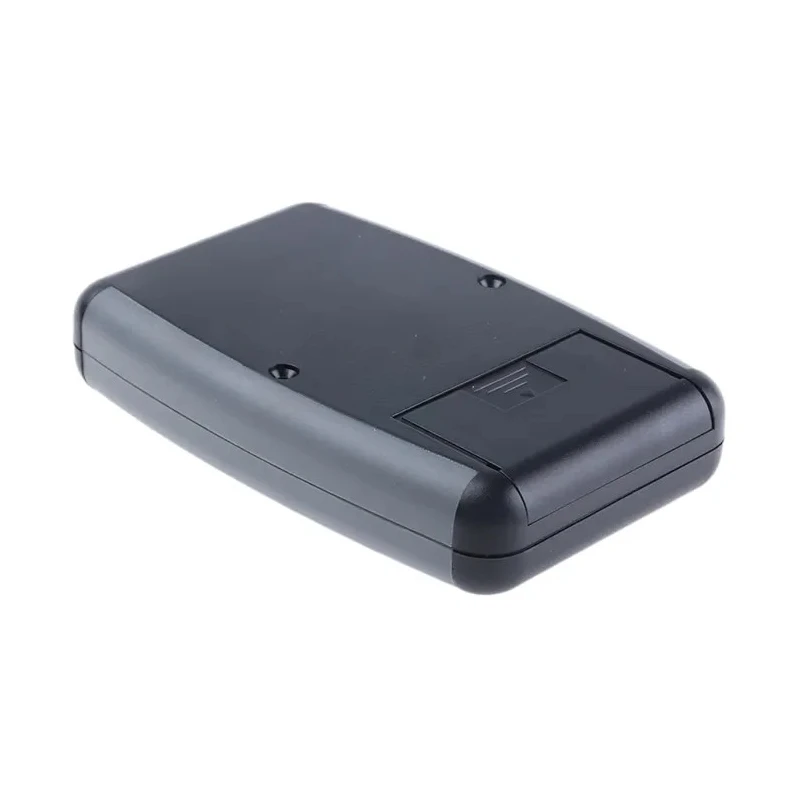 Hammond 1553 Series Black ABS Handheld Enclosure with Integral Battery Compartment IP54 117.2 mm x 79 mm x 24 mm 1553BBKBAT
