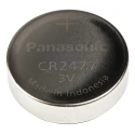 Panasonic Lithium Manganese Dioxide Button Battery 3 V, 1 Ah, 24.5 mm Diameter CR2477