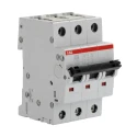 ABB System Pro M Compact S200 Miniature Circuit Breaker 3-Pole 6A Type K 440V AC 110V DC 20 kA 2CDS253001R0377 S203-K6