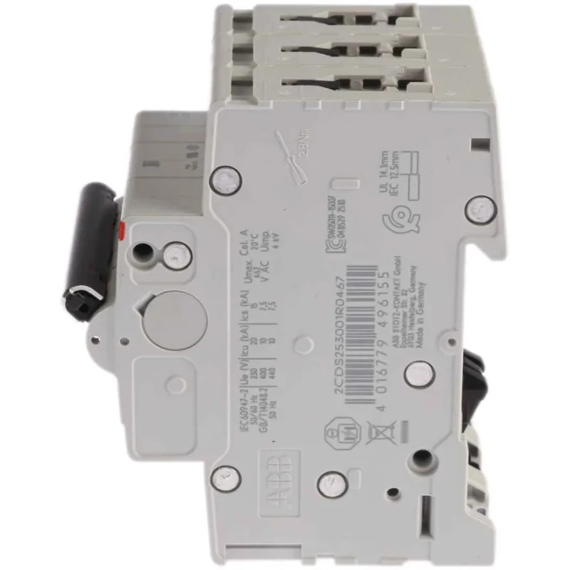 ABB System Pro M Compact S200 Miniature Circuit Breaker, 3-Pole, 16A, Type K, 440V AC, 20 kA 2CDS253001R0467 S203-K16