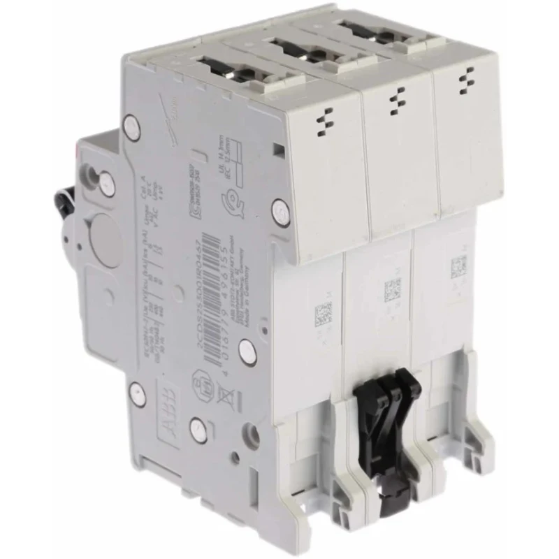 ABB System Pro M Compact S200 Miniature Circuit Breaker, 3-Pole, 16A, Type K, 440V AC, 20 kA 2CDS253001R0467 S203-K16