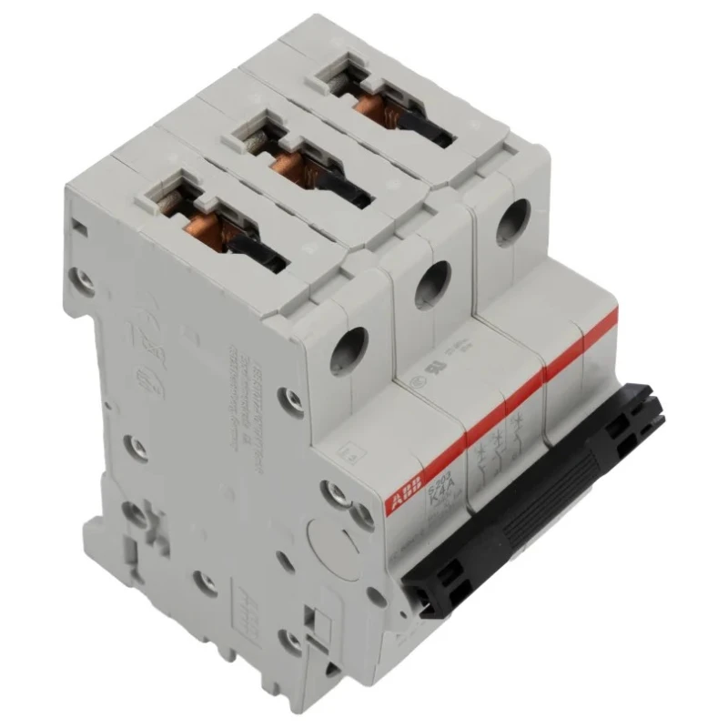ABB System Pro M Compact S200 Miniature Circuit Breaker, 3-Pole, 4A, Type K, 440V AC, 110V DC, 20kA 2CDS253001R0337 S203-K4
