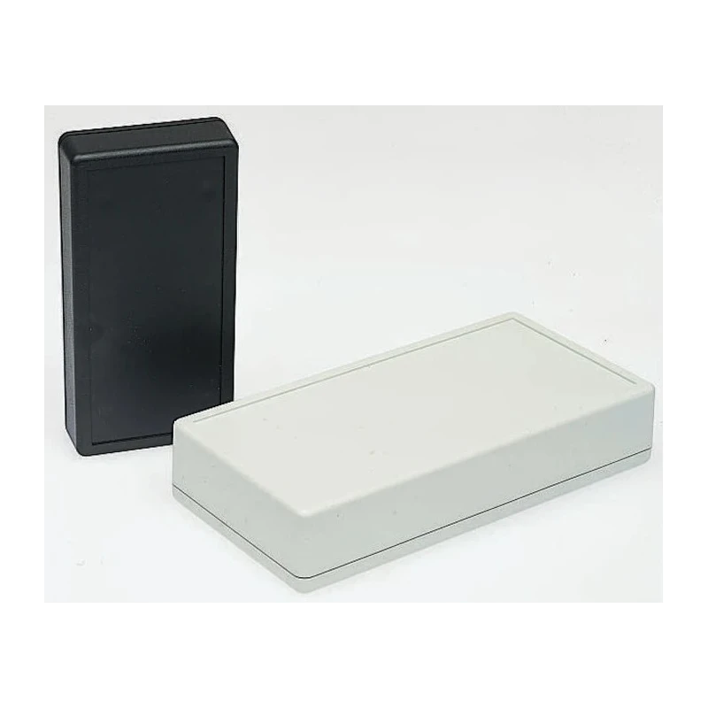 Hammond Flame Retardant ABS Enclosure Black Lid IP54, 40 mm x 220 mm x 140 mm 