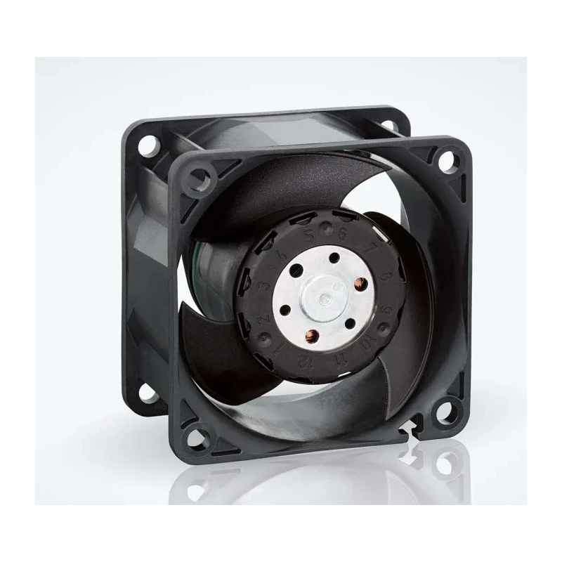 ebm-papst 600 J Series High Performance Ball Bearing DC Axial Fan, 12V DC, 7.6W, 70 m³/h, IP20, 60mm x 60mm x 32mm 