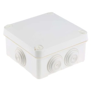 Legrand Plexo Series Grey Plastic Junction Box IP55 4 Terminals 105x105x55 mm 0 920 23