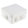 Legrand Plexo Series Grey Plastic Junction Box IP55 4 Terminals 105x105x55 mm 0 920 23