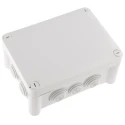 Legrand Plexo Series Grey Plastic Junction Box IP55, 4 Terminals, 74 mm x 110 mm x 155 mm 0 920 42
