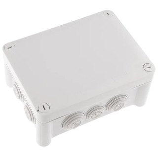 Legrand Plexo Series Grey Plastic Junction Box IP55, 4 Terminals, 74 mm x 110 mm x 155 mm 0 920 42