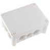 Legrand Plexo Series Grey Plastic Junction Box IP55, 4 Terminals, 74 mm x 110 mm x 155 mm 0 920 42