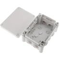 Legrand Plexo Series Grey Plastic Junction Box IP55, 4 Terminals, 74 mm x 110 mm x 155 mm 0 920 42