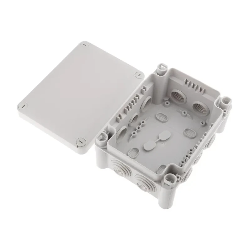 Legrand Plexo Series Grey Plastic Junction Box IP55, 4 Terminals, 74 mm x 110 mm x 155 mm 0 920 42
