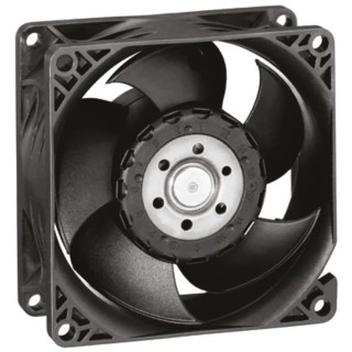 ebm-papst 8200 J Series Ultra High Performance Axial Fan 12V DC 10W 132.6 m³/h 833mA Max 80 mm 38 mm 8212JN