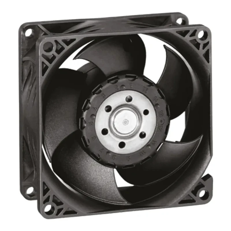 ebm-papst 8200 J Series Ultra High Performance Axial Fan 12V DC 10W 132.6 m³/h 833mA Max 80 mm 38 mm 8212JN