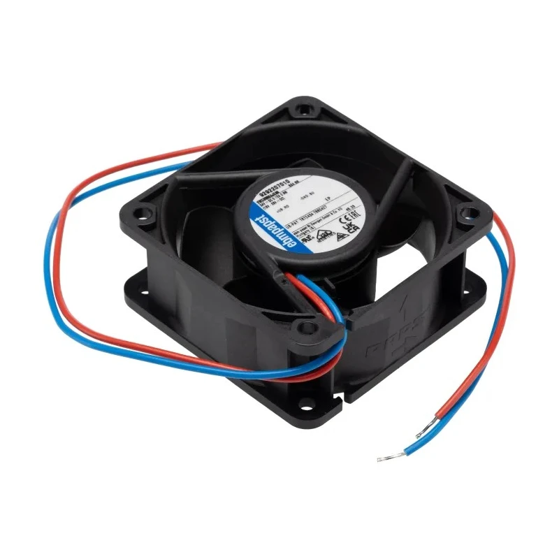 ebm-papst 620 Series Axial Fan 24V dc, 56 m³/h Air Flow, 3.6 W Power, 60 mm Frame Size 624HH