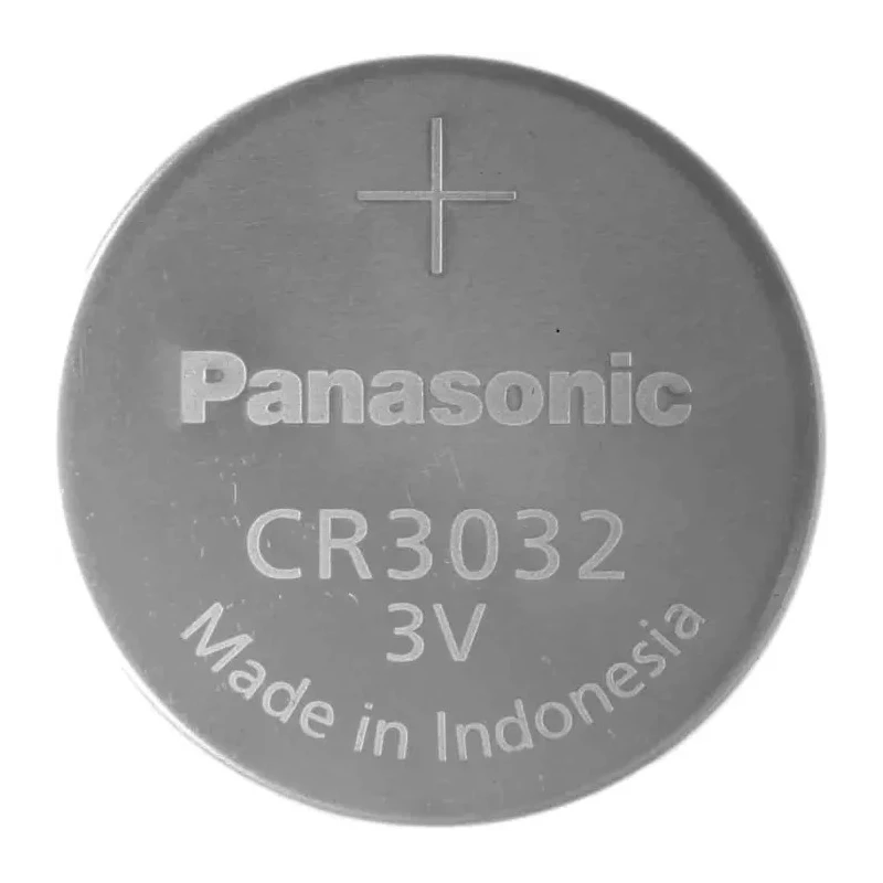 Panasonic Lithium Manganese Dioxide CR-3032/BN Button Battery 3 V 30 mm Diameter