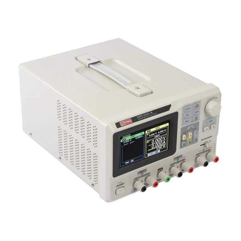 RS PRO Digital Bench Power Supply 3-Output 0 V AC to 32 V, 220 W, 3.2 A Max Model 123-6468