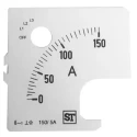 Sifam Tinsley Meter Scale Accessory for 72 x 72 Analogue Panel Ammeter SS74-00D1-0001 0/150A