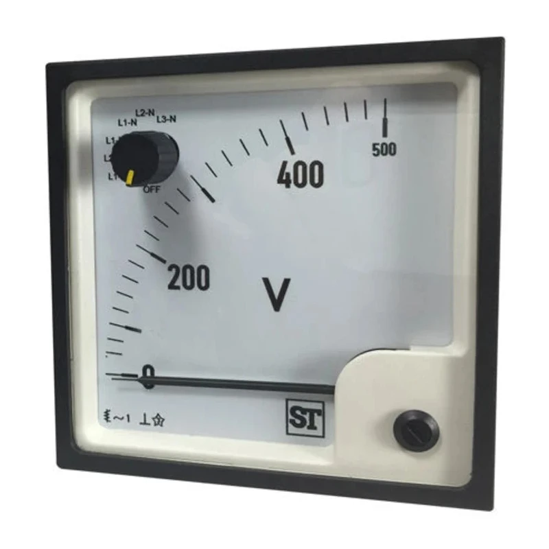 Sifam Tinsley Analogue Voltmeter AC, 68 mm Cutout Height and Width, SS74 Series SS74