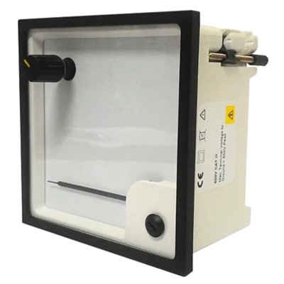 Sifam Tinsley Analogue Panel Ammeter 5 A AC Moving Iron 92.08 mm x 92 mm SS94-I0312N1CA40ST