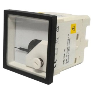 Sifam Tinsley Sigma Analogue Panel Ammeter 100 A AC Moving Iron 48 mm x 48 mm EQ44-I1112N1CAW0ST