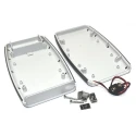 Hammond 1553 Series Grey ABS Handheld Enclosure Integral Battery Compartment IP54 147.2mm x 89mm x 25mm 1553DGYBAT