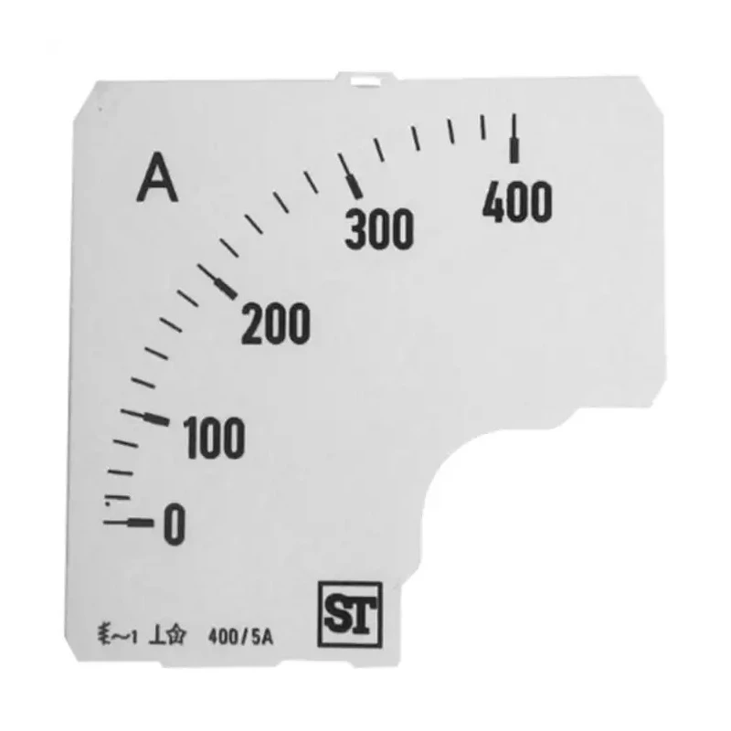 Sifam Tinsley Meter Scale for Use with 72 x 72 Analogue Panel Ammeter EQ74-00D1-0001 0/400A