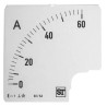 Sifam Tinsley Meter Scale Accessory for 96 x 96 Analogue Panel Ammeter EQ94-00D1-0001 0/60A