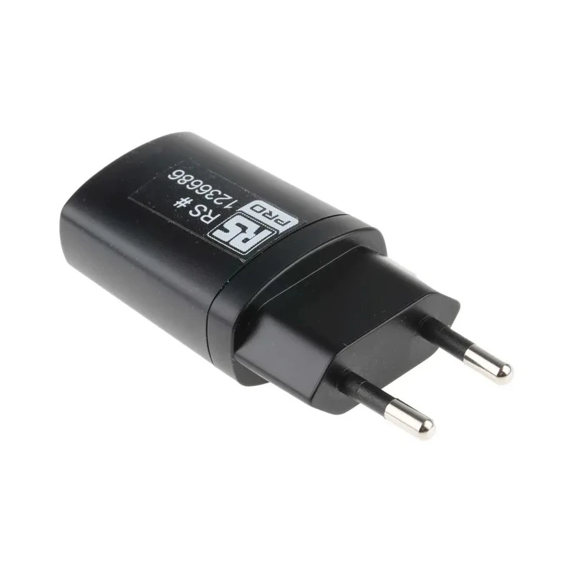RS PRO AC/DC Adapter USB Type A Output 5V DC 5W Power 1A EU Plug Type C 123-6686