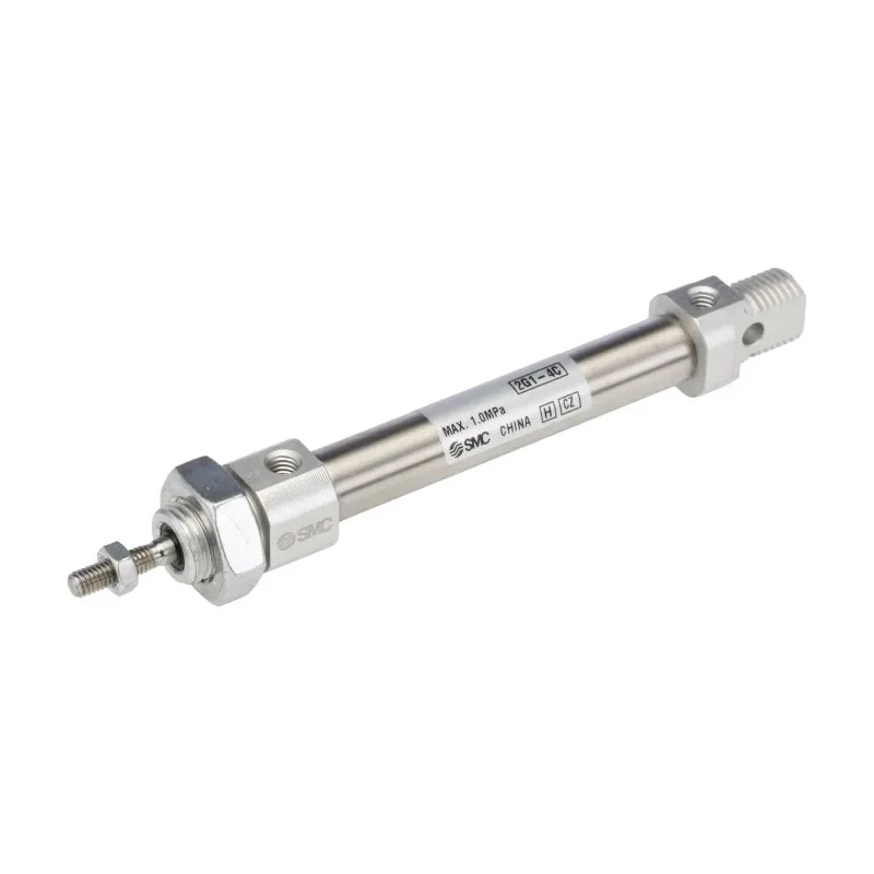 SMC 40 mm Stroke Length Double Acting Cylinder Aluminium Alloy Body Clevis Mount Rubber Bumper Cushioning CD85