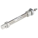 SMC 40 mm Stroke Length Double Acting Cylinder Aluminium Alloy Body Clevis Mount Rubber Bumper Cushioning CD85