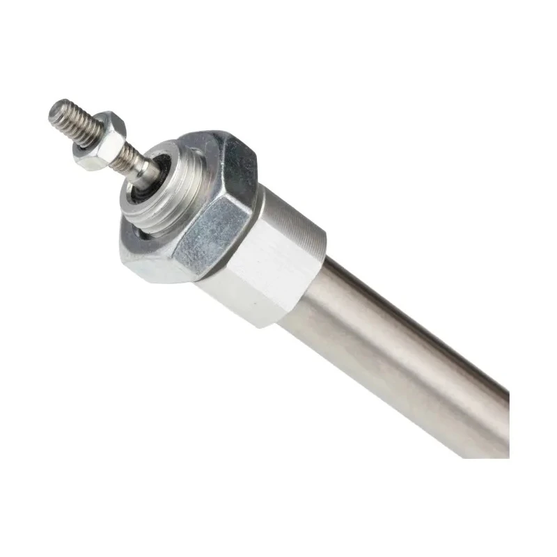 SMC 40 mm Stroke Length Double Acting Cylinder Aluminium Alloy Body Clevis Mount Rubber Bumper Cushioning CD85