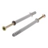 RS PRO Nylon Frame Fixing 10 mm Drill Diameter, 120 mm Length, Maximum Fixing Thickness 75 mm 514-6577