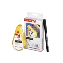 HellermannTyton RiteOn Cable Marker Kit, Self-Laminating Vinyl Labels, White, 50.8mm x 550-14010 SPRO200-1401-WH-1401-CL/WH