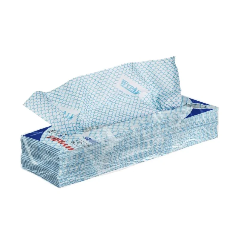 WYPALL WypAll Blue Cloths for Industrial Cleaning Dry Use 420 x 360 mm Bag of 25 Per Pack Repeat Use 7565