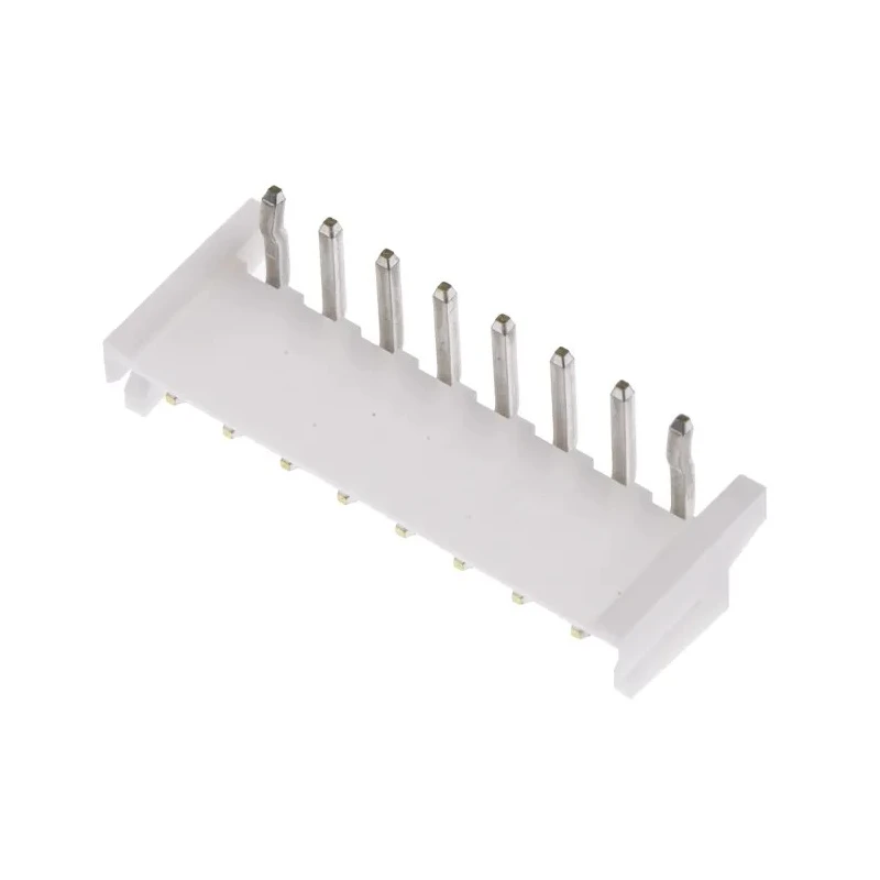 JST EH Series Right Angle Through Hole PCB Header, 8 Contact(s), 2.5 mm Pitch, 1 Row, Shrouded S8B-EH (LF) (SN)