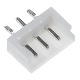JST EH Series Shrouded Straight Through Hole PCB Header, 3 Contacts, 2.5 mm Pitch, 1 Row B3B-EH-A (LF) (SN)