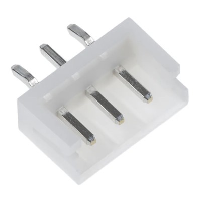 JST EH Series Shrouded Straight Through Hole PCB Header, 3 Contacts, 2.5 mm Pitch, 1 Row B3B-EH-A (LF) (SN)