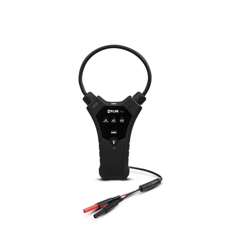 FLIR High Accuracy Current Probe 3 kA AC Max, Voltage Output, 1.9m Cable, 4 mm Plug TA72