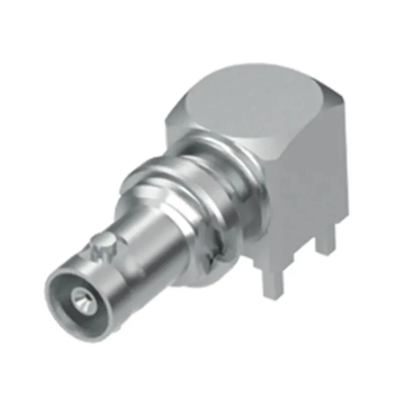 Samtec HD-BNC Series Coaxial Connector PCB Female BNC, 75 Ω, Right Angle Body, Through Hole Mount HDBNC-J-P-gN-RA-BH2