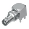 Samtec HD-BNC Series Coaxial Connector PCB Female BNC, 75 Ω, Right Angle Body, Through Hole Mount HDBNC-J-P-gN-RA-BH2