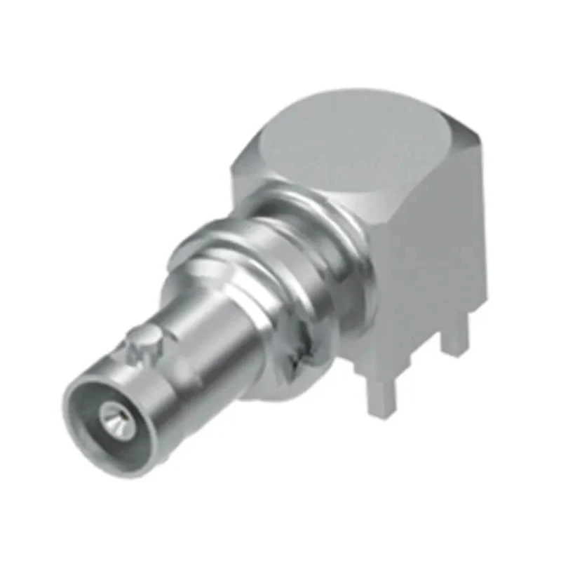 Samtec HD-BNC Series Coaxial Connector PCB Female BNC 75 Ω Right Angle Body Through Hole HDBNC-J-P-gN-RA-BH1