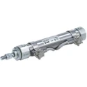 SMC 35 mm Double Acting Cylinder Double Acting Band Mount with Rubber Bumper Aluminium Alloy Body CDJ2