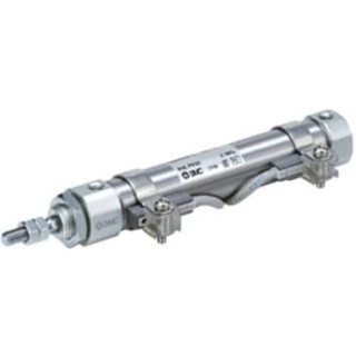 SMC 35 mm Double Acting Cylinder Double Acting Band Mount with Rubber Bumper Aluminium Alloy Body CDJ2